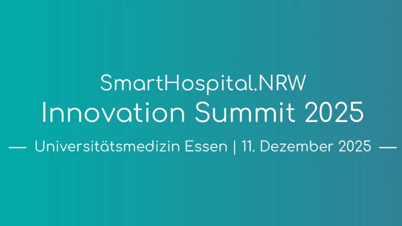 SmartHospital.NRW Innovation Summit: flagship from Essen