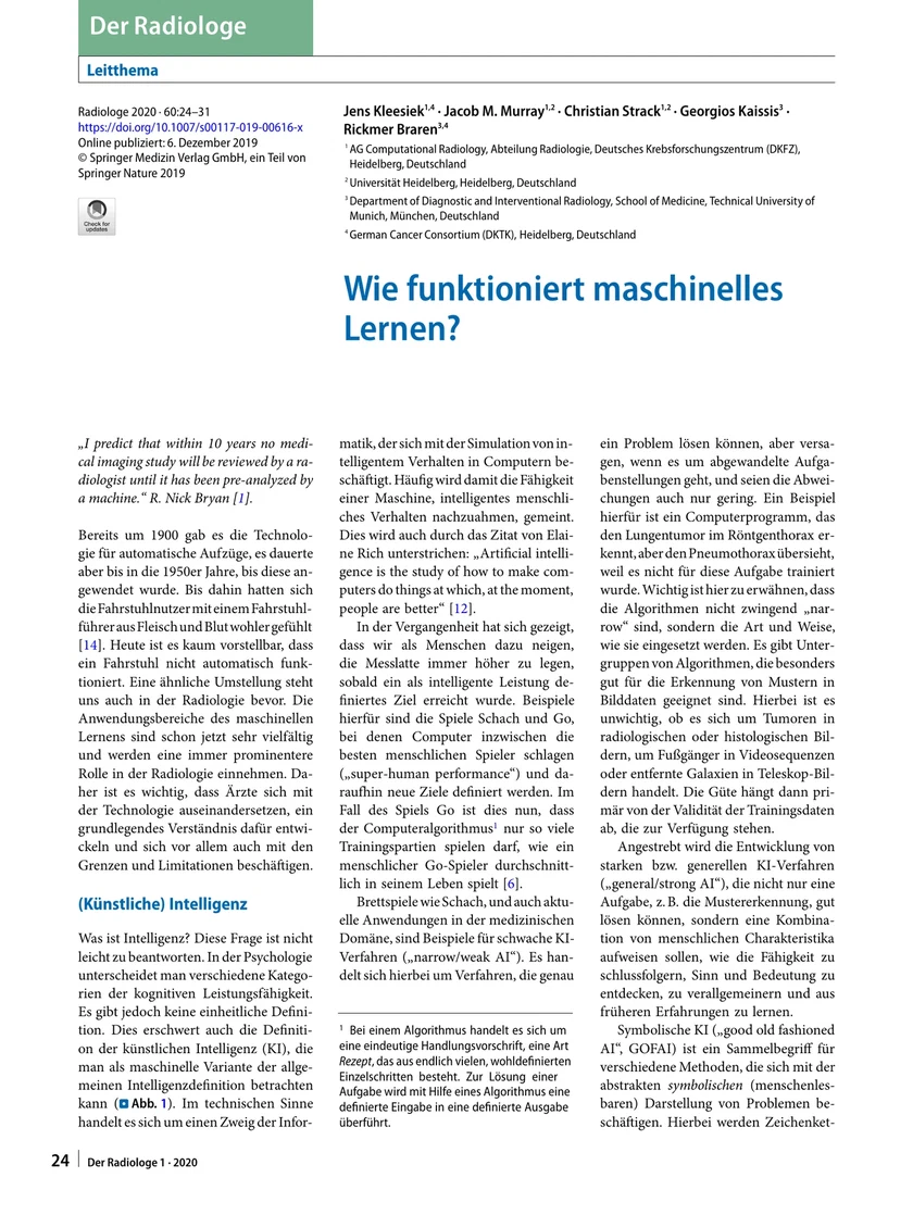 Wie funktioniert maschinelles Lernen?