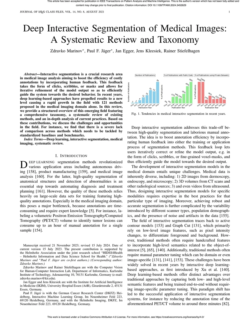 Deep Interactive Segmentation of Medical Images: A Systematic Review and Taxonomy
