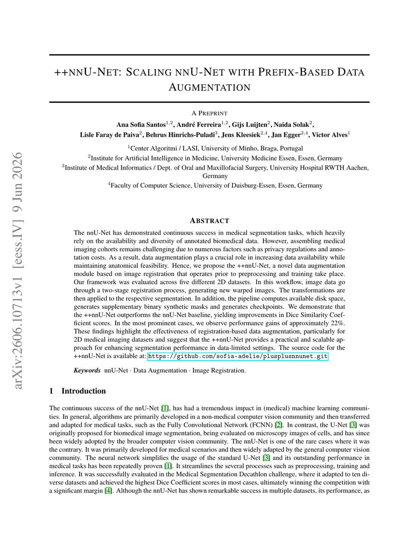 ++nnU-Net: Scaling nnU-Net with Prefix-Based Data Augmentation